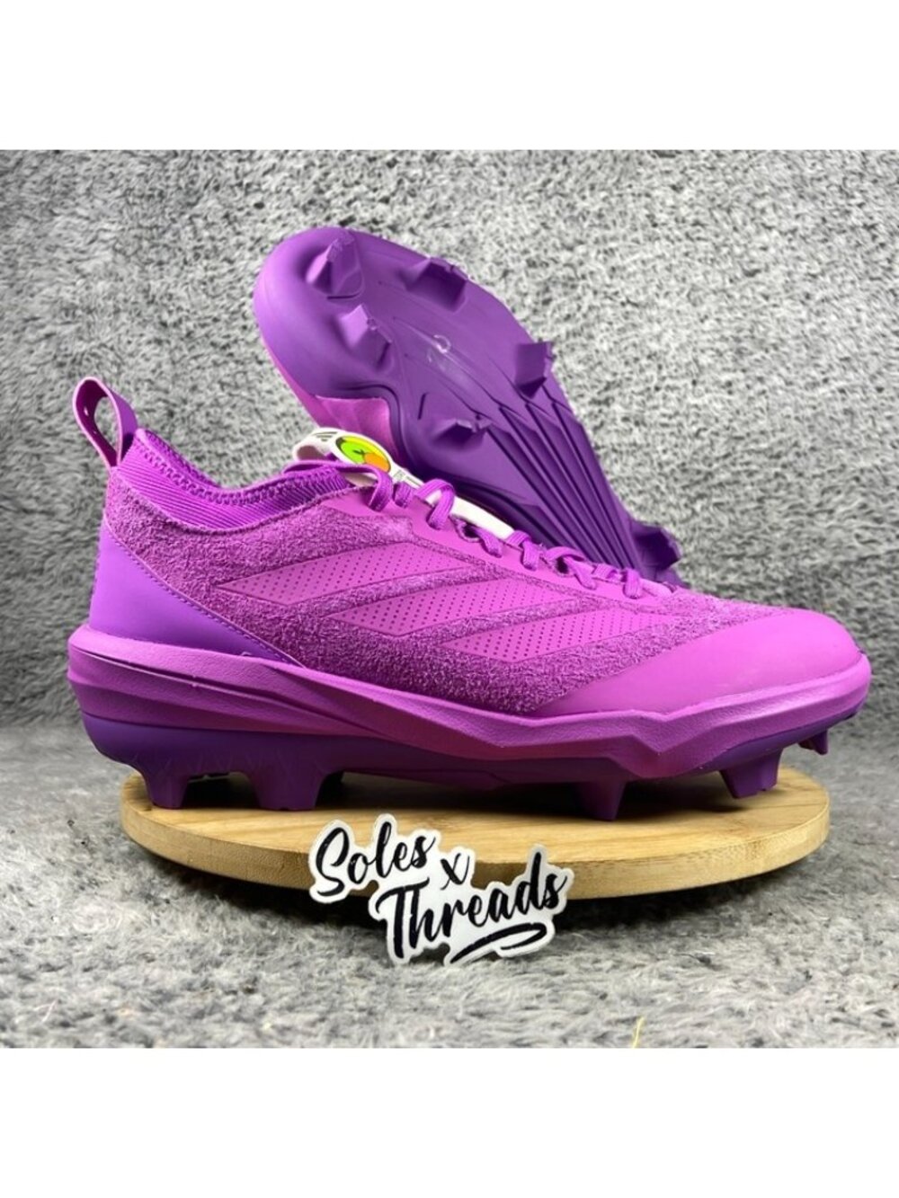 Adidas Adizero Impact TPU 2.0 BSB SOMOS Size 11 Men Purple Baseball JS2981
